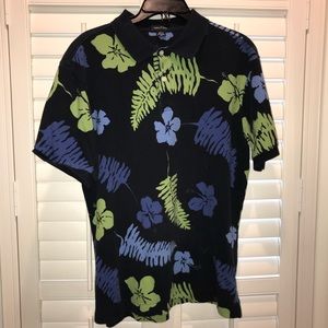 Nautica Men’s Botanical Print Polo/Golf Shirt